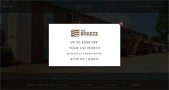 Desktop Screenshot of livethebreeze.com